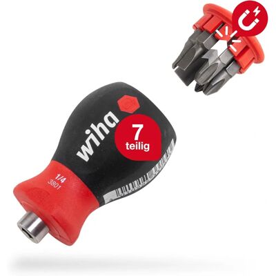 Wiha 33738 Magnetisk SoftFinish Stubby Skruetrækker - Skruetrækker Wiha 33738 Magnetisk SoftFinish Stubby Skruetrækker - Skruetrækker