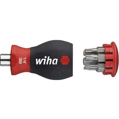 Wiha 33743 Mehrzweck-Schraubendreher - Magnetisch, Stubby, 1/4" Wiha 33743 Mehrzweck-Schraubendreher - Magnetisch, Stubby, 1/4"