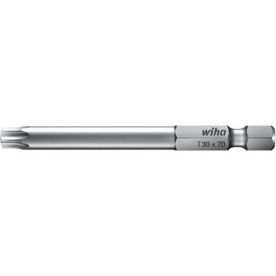 Wiha Schraubendreher-Bit - T30, 50mm, Chrom-Vanadium-Stahl Wiha Schraubendreher-Bit - T30, 50mm, Chrom-Vanadium-Stahl