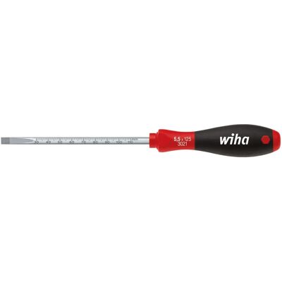 Destornillador recto SoftFinish Wiha 5.5mm x 125mm - Destornillador Destornillador recto SoftFinish Wiha 5.5mm x 125mm - Destornillador