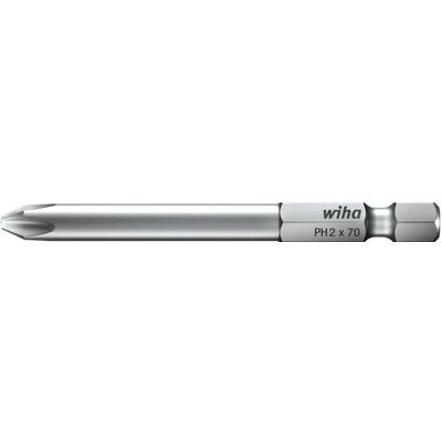 Wiha 35456 Embout de tournevis Phillips - 7cm, Acier au chrome vanadium - Publicité Wiha 35456 Embout de tournevis Phillips - 7cm, Acier au chrome vanadium - Publicité