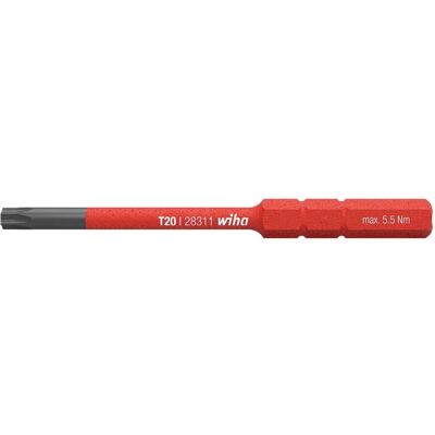 Wiha Cromo-Vanádio Elétrico Torx T15 SlimBit - 75mm Wiha Cromo-Vanádio Elétrico Torx T15 SlimBit - 75mm