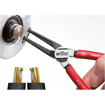 Wiha Z 33 4 01 Alicates para anillos de retención internos - DIN 5256 Forma C Wiha Z 33 4 01 Alicates para anillos de retención internos - DIN 5256 Forma C