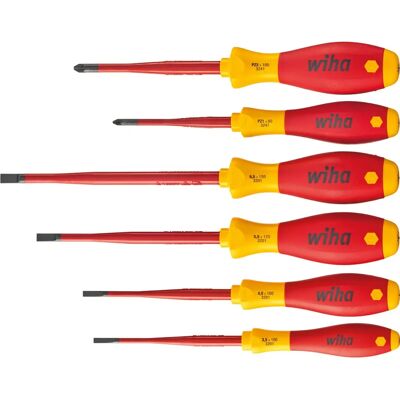 Wiha 36455 Csavarhúzókészlet - Elektromos, SoftFinish, 6 db Wiha 36455 Csavarhúzókészlet - Elektromos, SoftFinish, 6 db