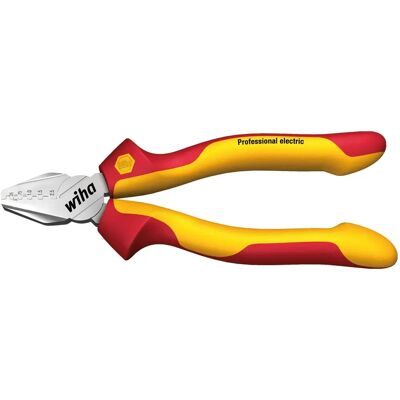 Alicates de crimpado Wiha - 180mm - Aislado VDE - Para hasta 1000 V - Modelo Z 60 0 06 Alicates de crimpado Wiha - 180mm - Aislado VDE - Para hasta 1000 V - Modelo Z 60 0 06