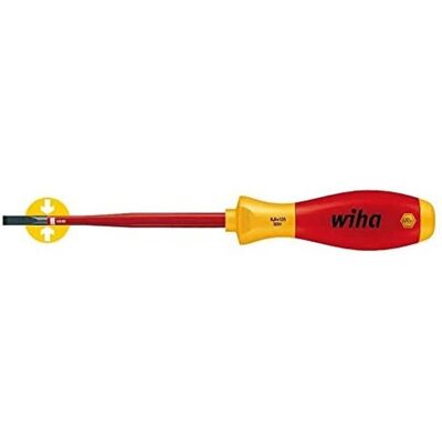 Wiha SoftFinish Electric Slotted Screwdriver - 4mm - Electric Wiha SoftFinish Electric Slotted Screwdriver - 4mm - Electric