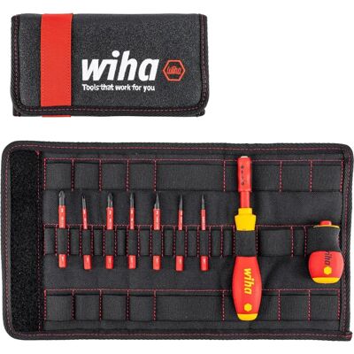 Wiha SoftFinish elektrische slimVario schroevendraaierset - Set van schroevendraaiers Wiha SoftFinish elektrische slimVario schroevendraaierset - Set van schroevendraaiers