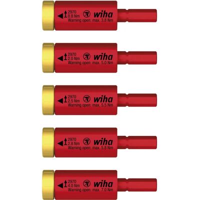 Wiha 41479 Electric EasyTorque Adapter Set - Screwdriver Accessories Wiha 41479 Electric EasyTorque Adapter Set - Screwdriver Accessories