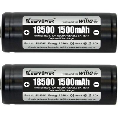 Wiha Lithium-Ion Batterieset für SpeedE E Schraubenzieher - 2 Stück Wiha Lithium-Ion Batterieset für SpeedE E Schraubenzieher - 2 Stück