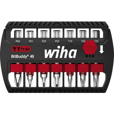 Wiha 42099 PZ Bitsatz - Stoßfest, UV-fluoreszierend Wiha 42099 PZ Bitsatz - Stoßfest, UV-fluoreszierend