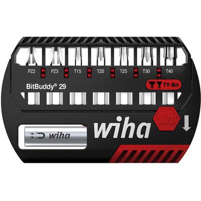 Wiha 42139 Screwdriver Bits Set - Pozidriv, Torx, Impact-Ready Wiha 42139 Screwdriver Bits Set - Pozidriv, Torx, Impact-Ready