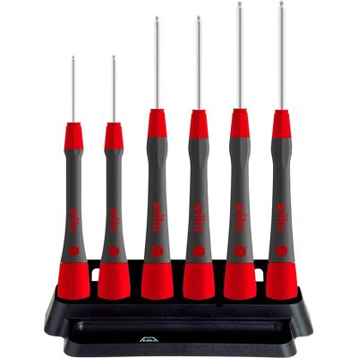 Set di Cacciaviti di Precisione Wiha - Testa Sferica Esagonale, 6 pz Set di Cacciaviti di Precisione Wiha - Testa Sferica Esagonale, 6 pz