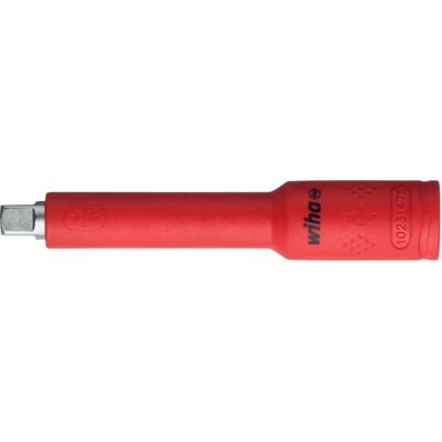 Adaptador cuadrado aislado Wiha 1/2" para insertos de llave de vaso Adaptador cuadrado aislado Wiha 1/2" para insertos de llave de vaso