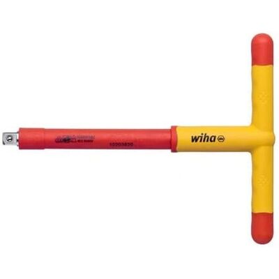 Wiha - Adaptador com manopla deslizante isolada para chaves de soquete Wiha - Adaptador com manopla deslizante isolada para chaves de soquete