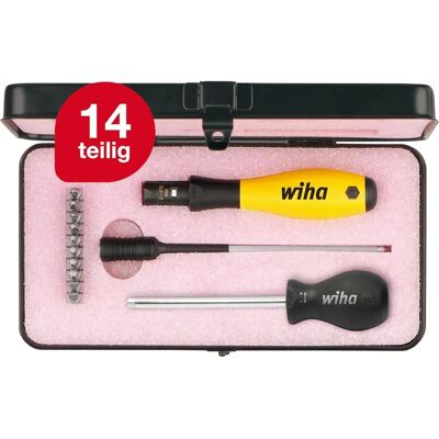 Wiha Wiha TorqueVario-S ESD Schrauberset - 14 Stück Wiha Wiha TorqueVario-S ESD Schrauberset - 14 Stück