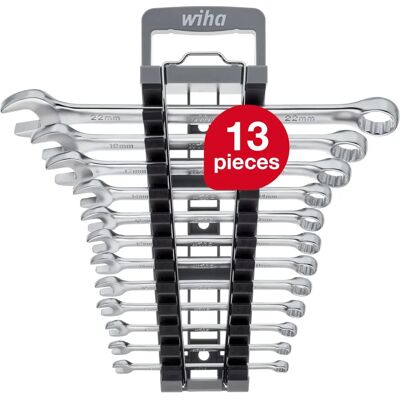 Wiha 45321 Ring Öppningsnyckelsats - 13 delar, 6-22 mm Wiha 45321 Ring Öppningsnyckelsats - 13 delar, 6-22 mm