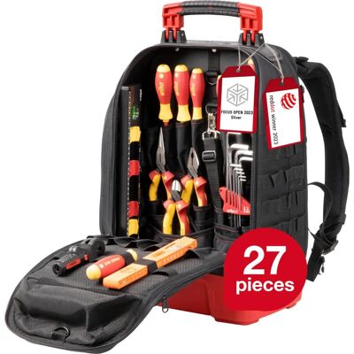 Wiha Model 45528 Electrician Tool Backpack - 27 Piece Wiha Model 45528 Electrician Tool Backpack - 27 Piece