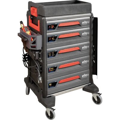 WIHA 45801 - Werkstattwagen - Elektrofahrzeug-Werkzeug-Set - 102 Stück WIHA 45801 - Werkstattwagen - Elektrofahrzeug-Werkzeug-Set - 102 Stück