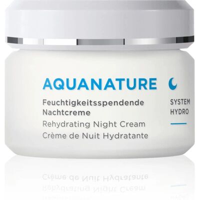 Crème de Nuit Hydratante Aquanature de Annemarie Börlind - Crème de nuit - Publicité Crème de Nuit Hydratante Aquanature de Annemarie Börlind - Crème de nuit - Publicité