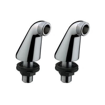 Colonnette de baie cromate montate pe perete de Hansgrohe - Accesorii baie Colonnette de baie cromate montate pe perete de Hansgrohe - Accesorii baie