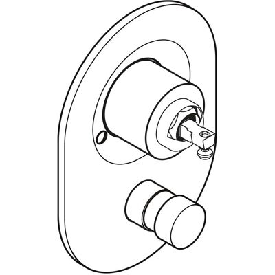 Hansgrohe - Badewannenmischer Umrüstset - 80mm Lochabstand - Chrom Hansgrohe - Badewannenmischer Umrüstset - 80mm Lochabstand - Chrom