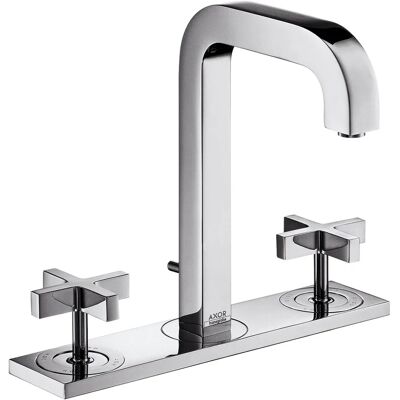 Hansgrohe Axor Citterio Waschtischarmatur - 3-Loch, 140mm Auslauf, Kreuzgriffe - Chrom Hansgrohe Axor Citterio Waschtischarmatur - 3-Loch, 140mm Auslauf, Kreuzgriffe - Chrom