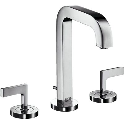 Hansgrohe AXOR Citterio Badarmatur - Chrom, 3-Loch Hansgrohe AXOR Citterio Badarmatur - Chrom, 3-Loch