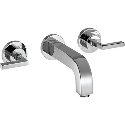Hansgrohe Axor Citterio Vægmonteret håndvaskmischer - 3 huller, udløb 162mm Hansgrohe Axor Citterio Vægmonteret håndvaskmischer - 3 huller, udløb 162mm