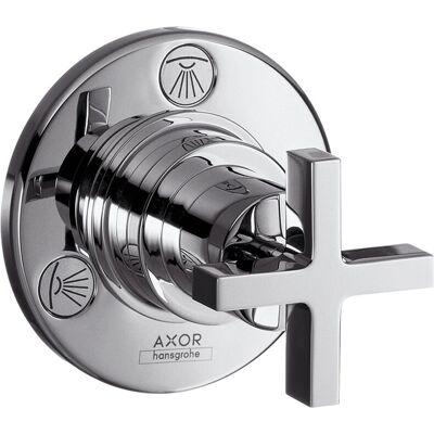 Hansgrohe Axor Citterio Válvula de Cruz - Montaje en la Pared Cromo Hansgrohe Axor Citterio Válvula de Cruz - Montaje en la Pared Cromo