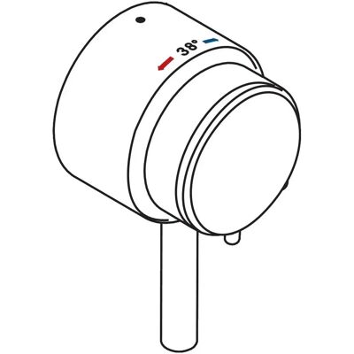 Hansgrohe 25971000 - Duschpaneel mit Triostat Hansgrohe 25971000 - Duschpaneel mit Triostat