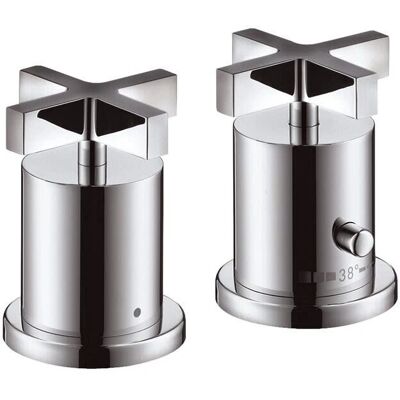Hansgrohe Axor Citterio Chrom Badthermostat-Set Hansgrohe Axor Citterio Chrom Badthermostat-Set