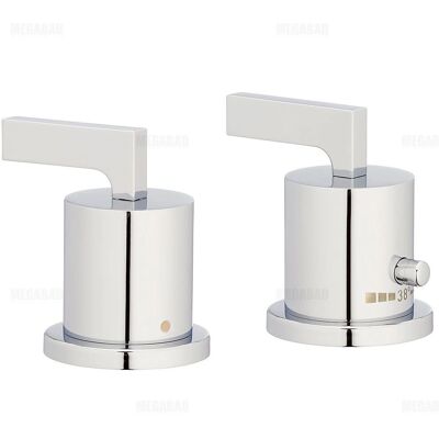 Hansgrohe Axor Citterio Thermostat-Set - Badewanne, 2 Löcher, Chrom Hansgrohe Axor Citterio Thermostat-Set - Badewanne, 2 Löcher, Chrom