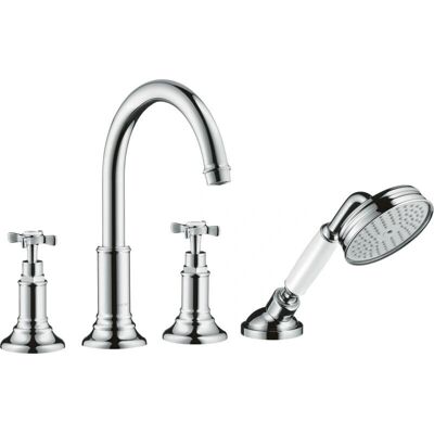 Hansgrohe Axor Montreux Badewannenarmatur - Chrom, 4-Loch, DN15 Hansgrohe Axor Montreux Badewannenarmatur - Chrom, 4-Loch, DN15