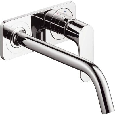 Hansgrohe Axor Citterio M Vægmonteret enkeltgrebs håndvaskbatteri med plade - Blandingsbatteri Hansgrohe Axor Citterio M Vægmonteret enkeltgrebs håndvaskbatteri med plade - Blandingsbatteri