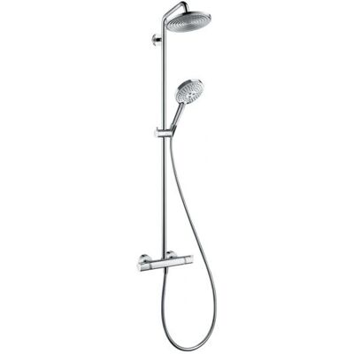 Sistema doccia Hansgrohe Raindance S Cromato - 24cm con termostato Sistema doccia Hansgrohe Raindance S Cromato - 24cm con termostato