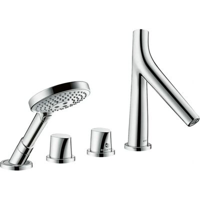 Hansgrohe Axor Starck Organic Grifo de 4 Agujeros con Termostato - Cromo Hansgrohe Axor Starck Organic Grifo de 4 Agujeros con Termostato - Cromo