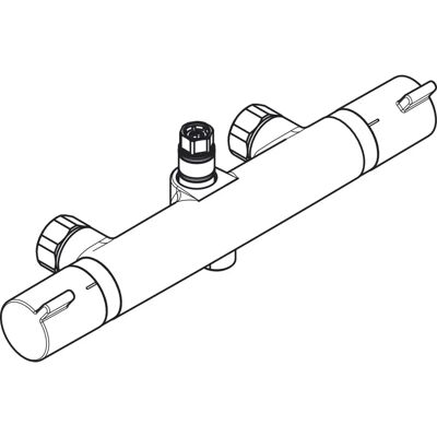Hansgrohe Thermostat Dusche - Showerpipe chrom Hansgrohe Thermostat Dusche - Showerpipe chrom