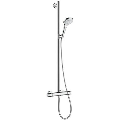 Hansgrohe Croma Select S Duschsystem - EcoSmart, 65cm, Weiß/Chrom Hansgrohe Croma Select S Duschsystem - EcoSmart, 65cm, Weiß/Chrom