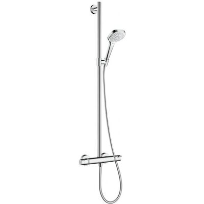 Sistema de Ducha Hansgrohe Croma Select E - Blanco/Cromo Sistema de Ducha Hansgrohe Croma Select E - Blanco/Cromo