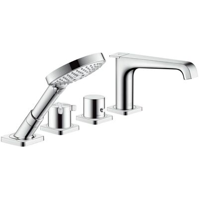 Hansgrohe Axor Citterio E Wandmontage Thermostat-Set - 4-Loch Chrom Hansgrohe Axor Citterio E Wandmontage Thermostat-Set - 4-Loch Chrom
