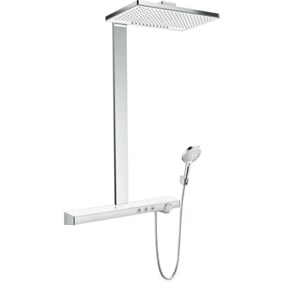 Hansgrohe Rainmaker Select Duschsystem - 2Jet Chrome/Weiß Hansgrohe Rainmaker Select Duschsystem - 2Jet Chrome/Weiß