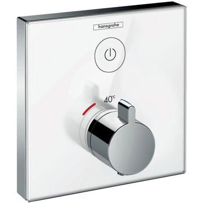 Hansgrohe ShowerSelect Thermostat - Weiß/Chrom - Duschart Hansgrohe ShowerSelect Thermostat - Weiß/Chrom - Duschart