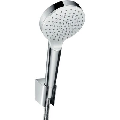 Hansgrohe Crometta 1,6 m Bianco Cromato - Testa doccia Hansgrohe Crometta 1,6 m Bianco Cromato - Testa doccia