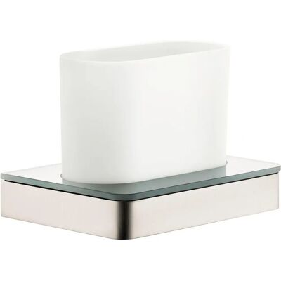 Hansgrohe AXOR Universal Zubehör Zahnputzbecher - Wandmontage, gebürstetes Nickel Hansgrohe AXOR Universal Zubehör Zahnputzbecher - Wandmontage, gebürstetes Nickel
