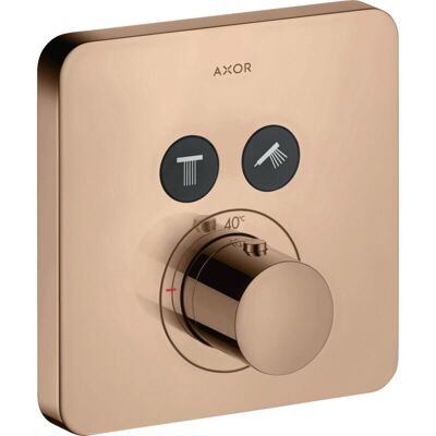 Hansgrohe Axor Starck ShowerSelect Soft Termóstato - Oro Rojo Pulido - Termostato de Ducha Hansgrohe Axor Starck ShowerSelect Soft Termóstato - Oro Rojo Pulido - Termostato de Ducha