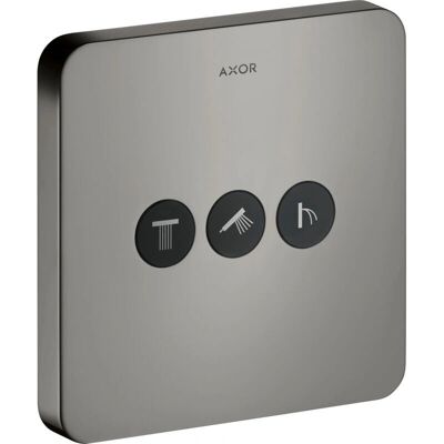Hansgrohe Axor Starck ShowerValve - Polished Black Chrome - Für 3 Verbraucher Hansgrohe Axor Starck ShowerValve - Polished Black Chrome - Für 3 Verbraucher
