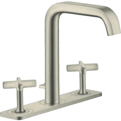 Robinet Axor Citterio E à 3 trous de Hansgrohe en Nickel Brossé - Publicité Robinet Axor Citterio E à 3 trous de Hansgrohe en Nickel Brossé - Publicité