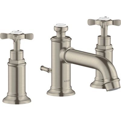 Hansgrohe Axor Montreux Robinet de baie - Nichel satiné - 3 orificios, proie��o 142mm Hansgrohe Axor Montreux Robinet de baie - Nichel satiné - 3 orificios, proie��o 142mm