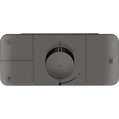 Hansgrohe Axor Starck Módulo de termostato empotrado - Cromo negro pulido, 3 consumidores Hansgrohe Axor Starck Módulo de termostato empotrado - Cromo negro pulido, 3 consumidores