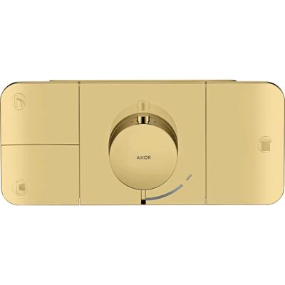 Hansgrohe Axor One Thermostat-Set - 3 Verbraucher - Polished Gold Hansgrohe Axor One Thermostat-Set - 3 Verbraucher - Polished Gold
